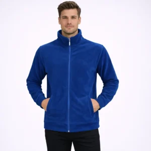 Lacivert Polar Hırka – Fermuarlı Personel Polar Ceket