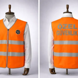 TURUNCU ÖZEL GÜVENLİK YELEĞİ
