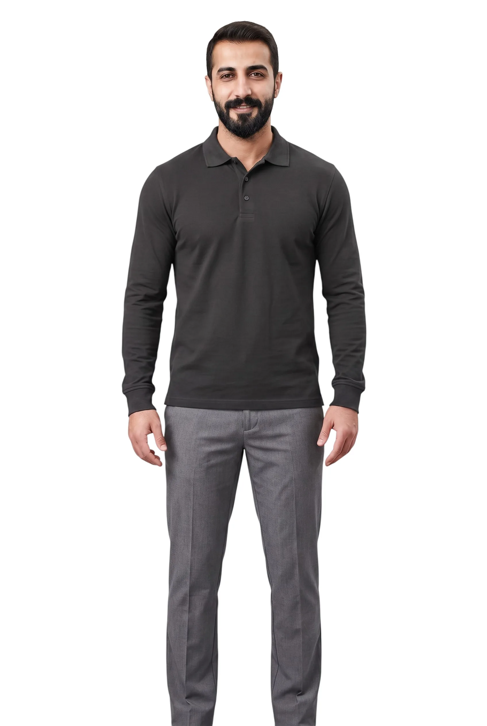 Füme İki İplik Şardonlu Sweatshirt